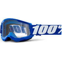 100% STRATA 2 YOUTH GOGGLE BLUE CLEAR LENS
