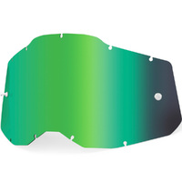 100% Racecraft 2/Accuri 2/Strata 2 Lens Mirror Green