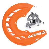 Acerbis X-BRAKE Disc Cover & Mount Orange SX SXF 04-14 EXC Excf 04-15
