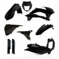 Acerbis Plastic KIT KTM EXC Excf 14-15 Black