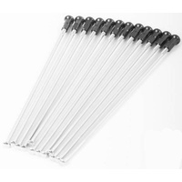 Kite Spoke Nipple KIT 18 BLK/BLK QTY 12