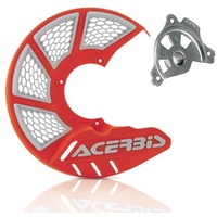 Acerbis X Brake Mini Disc Cover & Mount Orange White SX TC MC 85 09 23