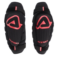 Acerbis Elbow Guard Soft Adult Black Red