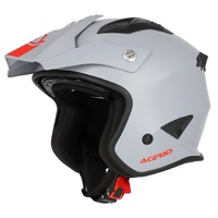 Acerbis Helmet JET Aria 2022-2006 Grey Red