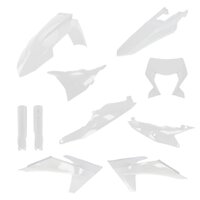 iPLASTIX Plastic KIT KTM EXC Excf 24 White