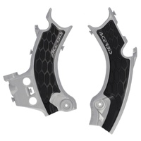 Acerbis X Grip Frame Guards CRF 250 450 25 Silver BLK
