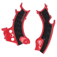 Acerbis X Grip Frame Guards CRF 250 450 25 Red BLK