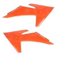 Acerbis Radiator Shrouds KTM SX SXF 2023-2024 EXC Excf 2024-2025 Orange