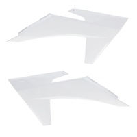 Acerbis Radiator Shrouds KTM SX SXF 2023-2024 EXC Excf 2024-2025 White
