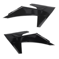 Acerbis Radiator Shrouds KTM SX SXF 2023-2024 EXC Excf 2024-2025 Black
