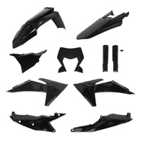 Acerbis Plastic KIT KTM EXC Excf 2024-2025 Black