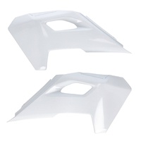 Acerbis Radiator Shrouds Husqvarna TC FC 2023-2024 TE FE 2024-2025 White