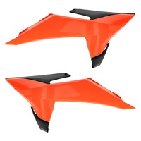 Acerbis Radiator Shrouds SX SX-F 25 Orange Black