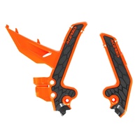 Acerbis X-GRIP Frame Guards KTM SX 85 25 ORANGE-BLACK