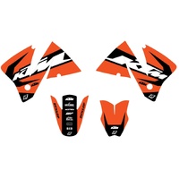 Blackbird Graphics KIT Race KTM EXC Excf 2001-2002