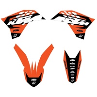 Blackbird Graphics KIT Race KTM EXC Excf 2008-2011 SX SXF 2007-2010