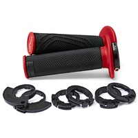 Domino Grips MX D200 D Lock ON Black Red