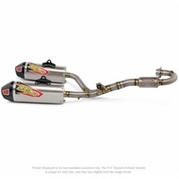 PRO Circuit Honda CRF450 R/RX 19 20 T6 Dual PRO System | Carbon END CAP, S/Less SYS, TI SILENCER, MA Legal