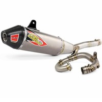 Pro Circuit Yamaha YZ450F 18 19 WR450F 19 20 T6 PRO SYSTEM, Carbon End Cap, S/L Tubing, Ti Silencer, MA legal