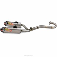 Pro Circuit Honda CRF450 15 16 Ti 6 Dual PRO SYS | Carbon End Cap, Full Titanium System, FIM/MA legal