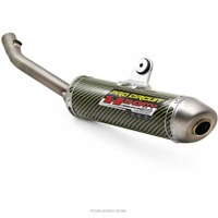 PRO Circuit KTM 125SX/150SX; Husq TC125 16 18 Ti 2 Shorty SILENCER, Carbon / Kevlar / Titanium