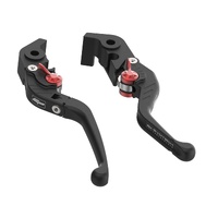 Evotech Evo Folding Clutch and Short Brake Lever Set - Aprilia Caponord 1200 (2014 - 2017) Applies to Aprilia, Ducati. (For the years & models refer t
