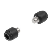 Evotech Bar End Weights (Touring) - Moto Guzzi V85 TT Adventure (2023+) Applies to Moto Guzzi, Aprilia. (For the years & models refer to description)