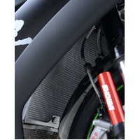 R&G Radiator Guard KAW ZX10R '08-'16 (COLOUR:GREEN) Product thumb image 1