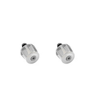 Accossato Handlebar Ends TK001 Aluminium 12 - 20mm silver