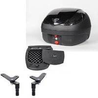 Coocase V36 Wizard Basic 36L Topbox AND Universal Rack - Black