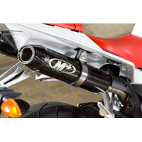 M4 2009-2014 CAT ELIMINATOR SLIP-ON WITH CARBON FIBER CANISTERS