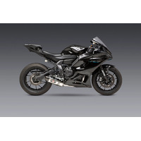 Yoshimura FZ/MT-07 15-24 / XSR700 18-24 / R7 22-24 RACE R-77 STAINLESS FULL EXHAUST, W/ STAINLESS MUFFLER Product thumb image 1