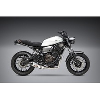 Yoshimura FZ/MT-07 15-24 / XSR700 18-24 / R7 22-24 RACE R-77 STAINLESS FULL EXHAUST, W/ STAINLESS MUFFLER Product thumb image 1