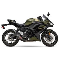 Ninja/Z 650 2017-2025 Race AT2 Stainless Full Exhaust, w/ Carbon Fiber Muffler