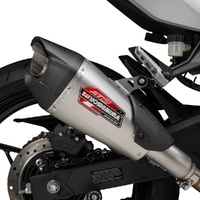 Ninja 500/400 / Z500/400 2018-2024 AT2 Stainless Slip-On Exhaust, w/ Stainless Muffler