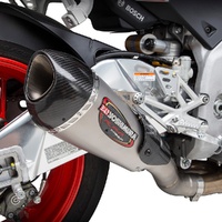 Aprilia RSV4/Tuono 2017-2020 Race Alpha T Slip-On Titanium Exhaust, w/ Titanium Muffler