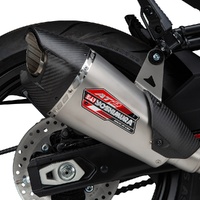 450SS 2023-2024 / 450NK 2024 AT2 Stainless Slip-On Exhaust, w/ Stainless Muffler