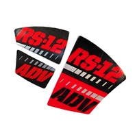 Muffler Badge RS-12 ADV End Cap Decal Set (3 pcs)